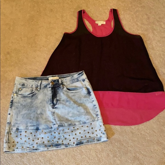 Nicki Minaj Dresses & Skirts - Women’s bundle of shirt and skirt